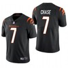 Cincinnati Bengals Jamarr Chase #7 2021 Draft Nfl Black Jersey For Fans - Robokeg