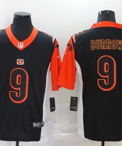 Cincinnati Bengals Joe Burrow #9 Nfl 2020 Black Jersey - Robokeg