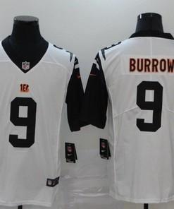 Cincinnati Bengals Joe Burrow #9 Nfl 2020 White Jersey Jersey - Robokeg