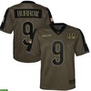 Cincinnati Bengals Joe Burrow 9 Nfl Olive 2021 Salute To Service Game Men Jersey For Bears Fans - Robokeg