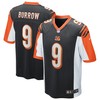 Cincinnati Bengals Joe Burrow Black 2020 Nfl Draft First Round Pick Game Jersey - Robokeg