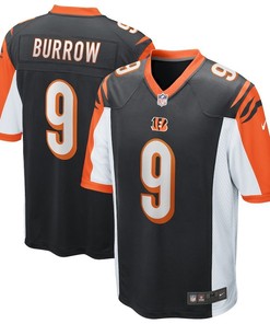 Cincinnati Bengals Joe Burrow Black 2020 Nfl Draft First Round Pick Game Jersey - Robokeg