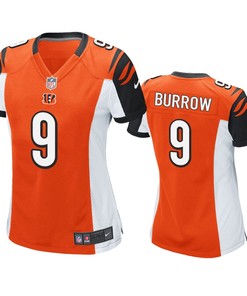 Cincinnati Bengals Joe Burrow Orange 2020 Nfl Draft Game Jersey - Robokeg