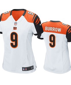 Cincinnati Bengals Joe Burrow White 2020 Nfl Draft Game Jersey - Robokeg