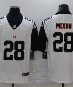 Cincinnati Bengals Joe Mixon #28 Nfl 2020 White Jersey Jersey - Robokeg