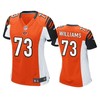 Cincinnati Bengals Jonah Williams 2019 Nfl Draft Orange Game Womens Jersey - Robokeg