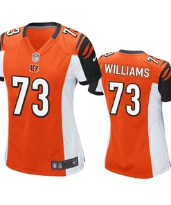 Cincinnati Bengals Jonah Williams 2019 Nfl Draft Orange Game Womens Jersey - Robokeg