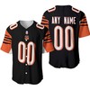Cincinnati Bengals Nfl American Football Team Black 2019 3d Designed Allover Custom Gift For Bengals Fans Baseball Jersey - Robokeg