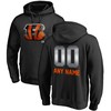 Cincinnati Bengals Nfl Pro Line By Branded Personalized Midnight Mascot Pullover Hoodie - Black - Robokeg