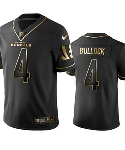 Cincinnati Bengals Randy Bullock Black Golden Edition 2019 Vapor Untouchable Limited Jersey - Mens - Robokeg