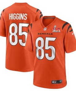 Cincinnati Bengals Tee Higgins 85 2022 Nfl Superbowl Lvi Match Orange Jersey Gift For Bengals Fans - Robokeg
