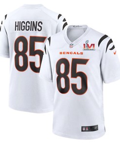 Cincinnati Bengals Tee Higgins 85 2022 Nfl Superbowl Lvi Match White Jersey Gift For Bengals Fans - Robokeg