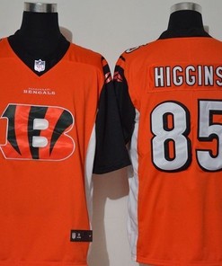 Cincinnati Bengals Tee Higgins #85 Nfl 2020 Orange Jersey - Robokeg