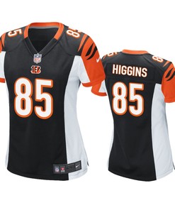 Cincinnati Bengals Tee Higgins Black 2020 Nfl Draft Game Jersey - Robokeg
