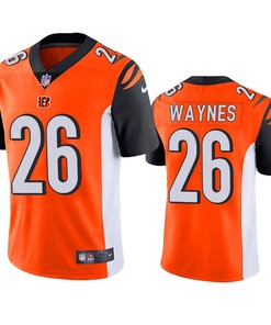 Cincinnati Bengals Trae Waynes Orange Vapor Limited Jersey - Robokeg