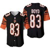 Cincinnati Bengals Tyler Boyd #83 Nfl Great Player American Football Black 2019 3d Designed Allover Gift For Bengals Fans Baseball Jersey - Robokeg