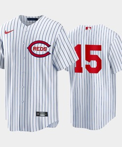 Cincinnati Reds 15 Nick Senzel White 2022-23 Field of Dreams Jersey Men's - Robokeg