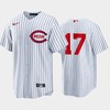 Cincinnati Reds 17 Kyle Farmer White 2022-23 Field of Dreams Jersey Men's - Robokeg