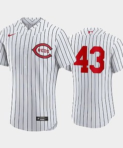 Cincinnati Reds 2022-23 Field of Dreams White 43 Alexis Diaz Jersey - Robokeg