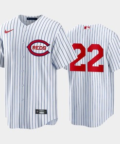 Cincinnati Reds 22 Brandon Drury White 2022-23 Field of Dreams Jersey Men's - Robokeg