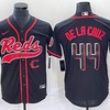 Cincinnati Reds #44 Elly De La Cruz Jersey - Black - Robokeg