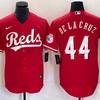 Cincinnati Reds #44 Elly De La Cruz Jersey - Red - Robokeg