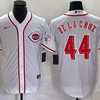 Cincinnati Reds #44 Elly De La Cruz Jersey - White - Robokeg