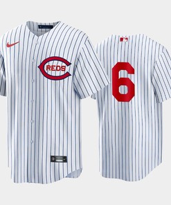 Cincinnati Reds 6 Jonathan India White 2022-23 Field of Dreams Jersey Men's - Robokeg
