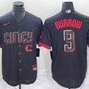 Cincinnati Reds #9 Joe Burrow Jersey - Black - Robokeg