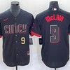 Cincinnati Reds #9 Matt Mclain Jersey - Black - Robokeg