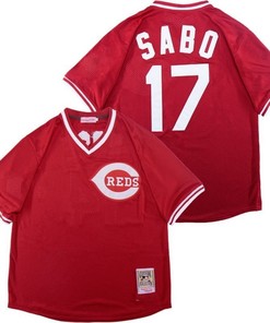 Cincinnati Reds Chris Sabo #17 2020 Mlb Red Jersey - Robokeg