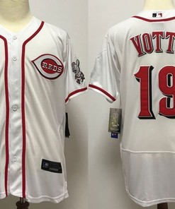 Cincinnati Reds Joey Votto #19 2020 Mlb White Jersey - Robokeg