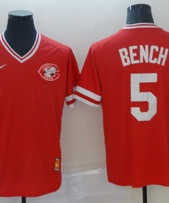 Cincinnati Reds Johnny Bench #5 2020 Mlb Orange Jersey - Robokeg