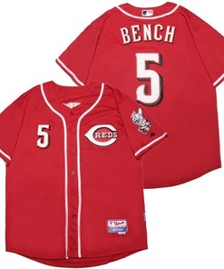 Cincinnati Reds Johnny Bench #5 2020 Mlb Red Jersey - Robokeg