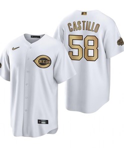 Cincinnati Reds Luis Castillo White 2022-23 All-Star Game Jersey - Robokeg