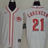 Cincinnati Reds Michael Lorenzen 21 2020 Mlb White Jersey - Robokeg