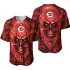 Cincinnati Reds Mlb Fan Skull Baseball Jersey - Robokeg