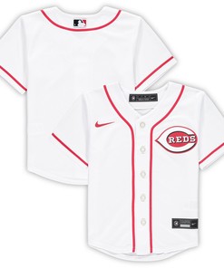 Cincinnati Reds Preschool Home Replica Team Jersey - White Mlb - Robokeg