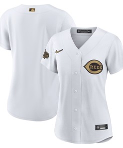 Cincinnati Reds Womens 2022 Mlb All-star Game Replica Blank Jersey - White Mlb - Robokeg