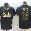 Cincinnati Reds Yasiel Puig #66 2020 Mlb Black Jersey - Robokeg
