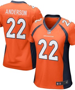 Cj Anderson Denver Broncos Nike Womens Game Jersey - Orange - Robokeg