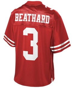 C.j. Beathard San Francisco 49ers Nfl Pro Line Team Player Jersey - Scarlet - Robokeg