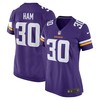C.j. Ham Minnesota Vikings Womens Game Jersey - Purple Nfl - Robokeg