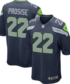 C.j. Prosise Seattle Seahawks Game Jersey - College Navy Nfl - Robokeg