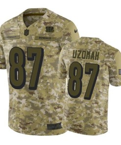 C.j. Uzomah Jersey Nfl Camo Cincinnati Bengals - Robokeg