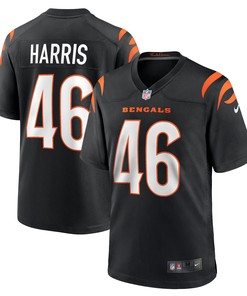 Clark Harris Cincinnati Bengals Game Jersey - Black Nfl - Robokeg
