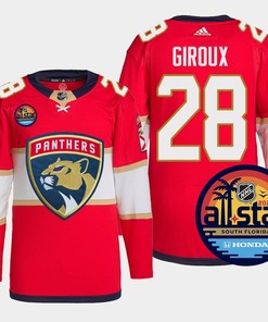 Claude Giroux 28 Florida Panthers Red Jersey 2023 NHL All-Star - Robokeg