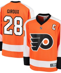 Claude Giroux Philadelphia Flyers Fanatics Branded Replica Player Jersey Orange Nhl - Robokeg