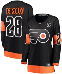 Claude Giroux Philadelphia Flyers Fanatics Branded Womens Alternate Breakaway Player Jersey - Black Nhl - Robokeg