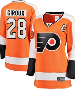 Claude Giroux Philadelphia Flyers Fanatics Branded Womens Home Breakaway Player Jersey Orange Nhl - Robokeg